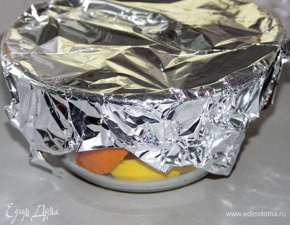 Под фольгой...