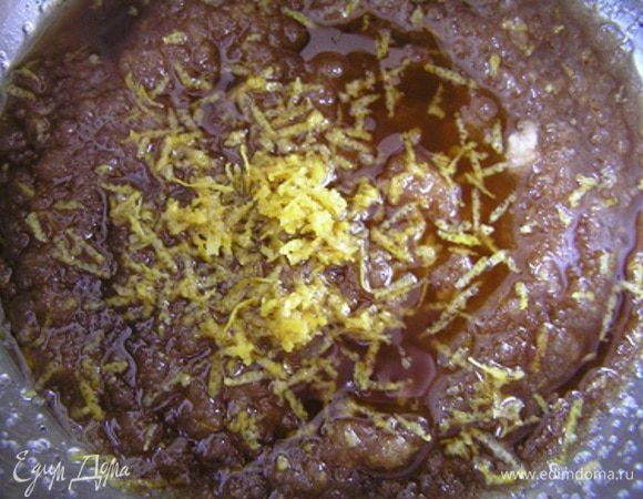 добавить цедру лимона,