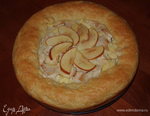 Выпекать при t-200гр., через 10 минут убавить до t- 170гр. и выпекать до золотистой корочки.