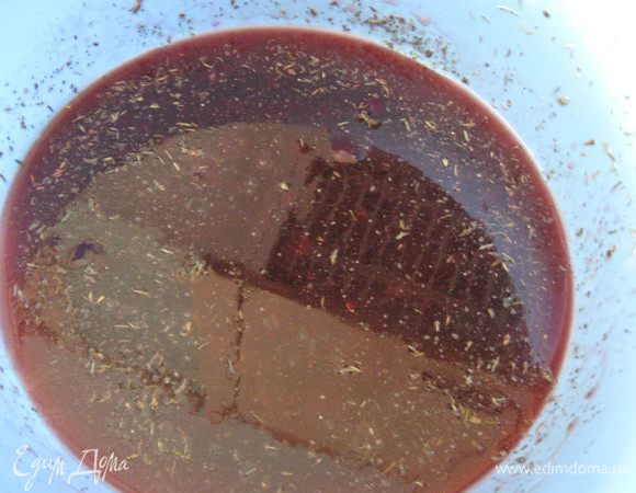 Смешать все ингредиенты маринада