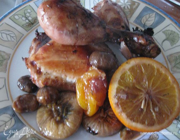 выпекать в духовке при 220 гр 1 1/2 часа, затем снять фольгу и запечь еще 15 мин.