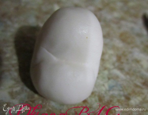 Для зайца, сформировать основу для туловища.