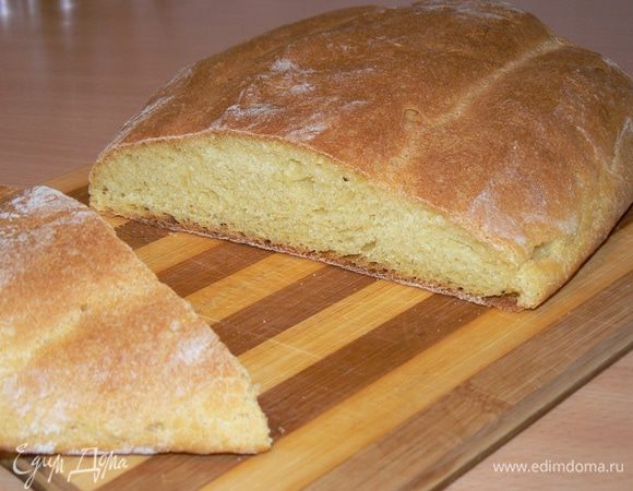 Готовый батон накрыть и остудить