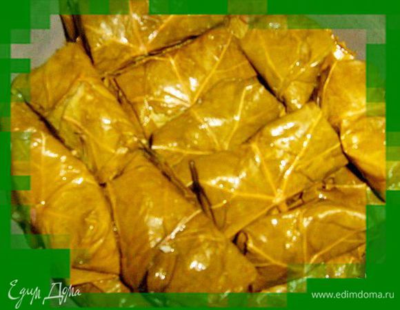 и заворачиваем долму,как голубцы 