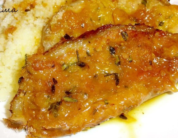 На гарнир решила приготовить кус-кус, добавив к нему лимонную цедру. Получилось очень ароматно!