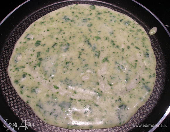 Печем блинчики, как обычно.