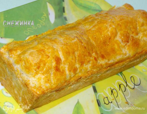 Выпекать около 45 минут до золотистого цвета. Даем пирогу остыть до теплого и вынимаем из формы. 