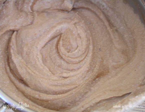 Шоколадную массу добавить в творожную, перемешать,