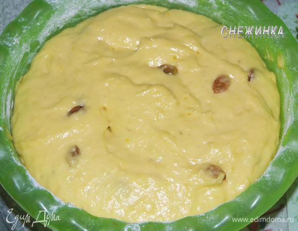 Вот так тесто поднялось.