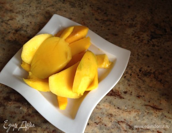 нарезать манго