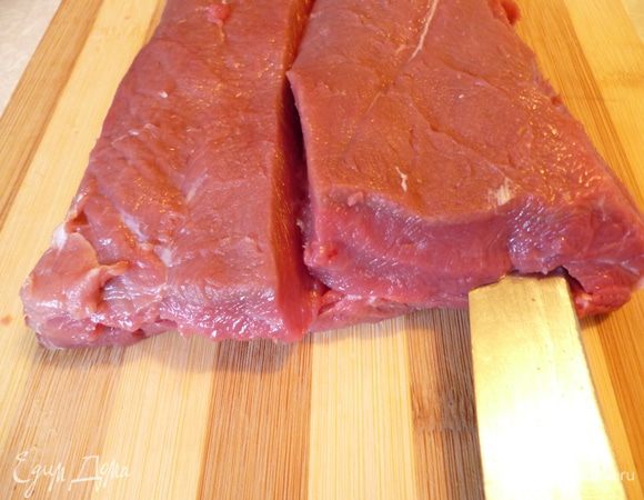 Затем делаем горизонтальный разрез, тоже не до конца.