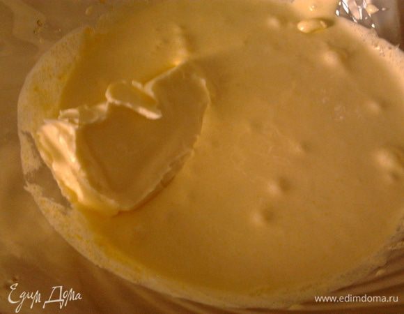 добавить мягкое масло