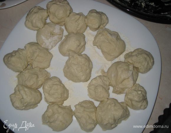 Тесто делим на 30 частей.