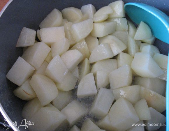 Обжариваем на масле