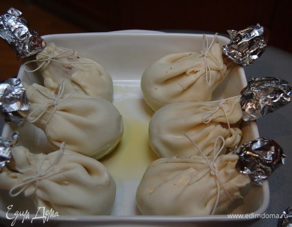 Чтобы голени не сгорели - оберните их фольгой