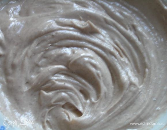 немного взбить. 