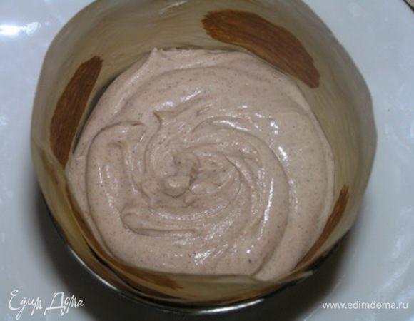 залить кремом, 