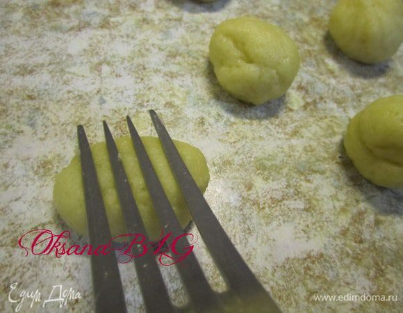 Сделать полосочки на тесте.