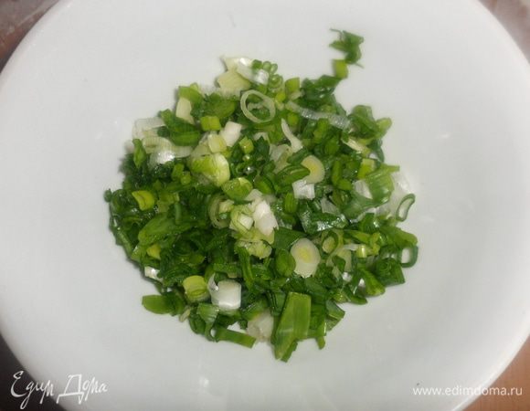 ... и зеленый лук