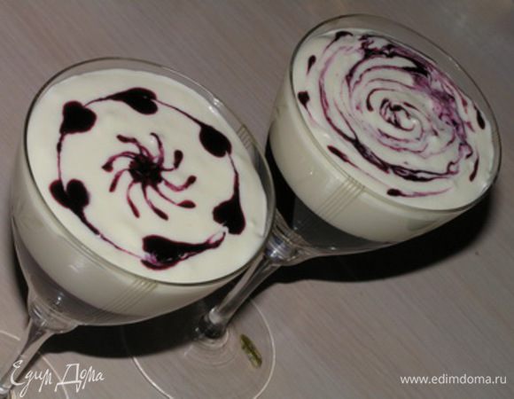 нанести рисунок, убрать в холодильник на 1,5-2 часа.