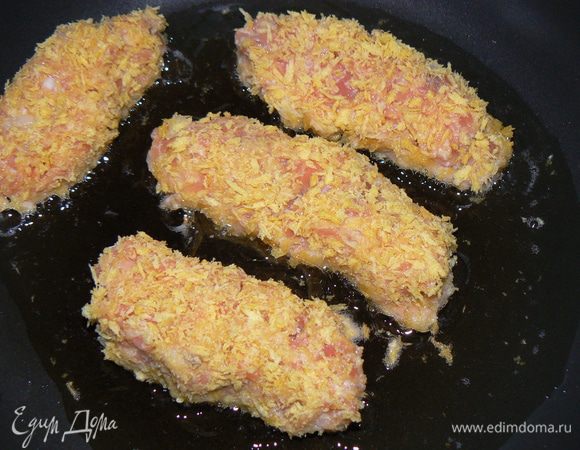 обжарить в раскаленном масле