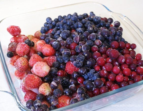 Приготовить ягоды.