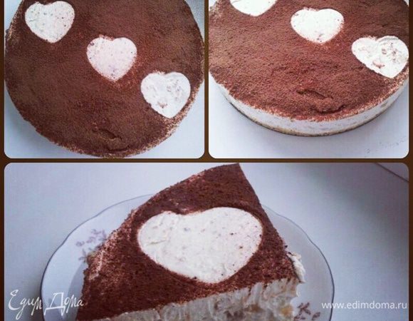 Украшаем по вкусу) я украсила какао. Так как делала для любимых родителей и мужа сделала сердечки)
Наслаждайтесь) 