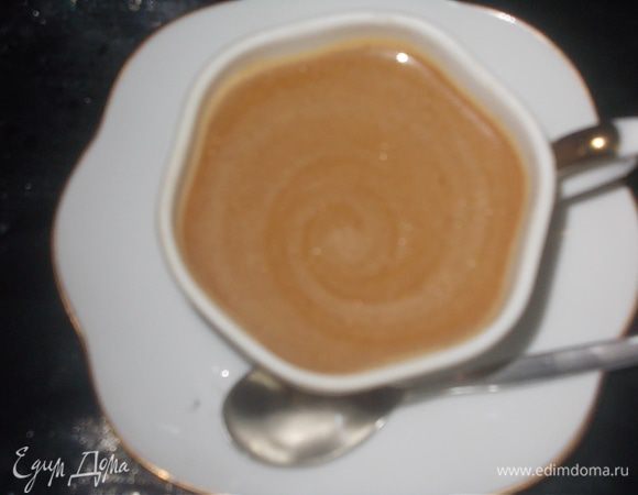 смесь лимонно-шоколадную слегка взбить и вылить в чашку с кофе...,очень нежный вкус и аромат необыкновенный.