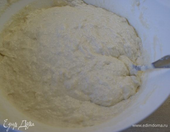 Добавить муку.