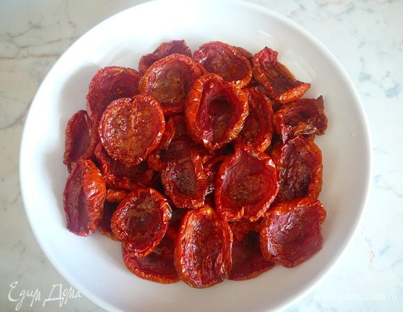 Я вялила помидоры в течение 3,5 часов.