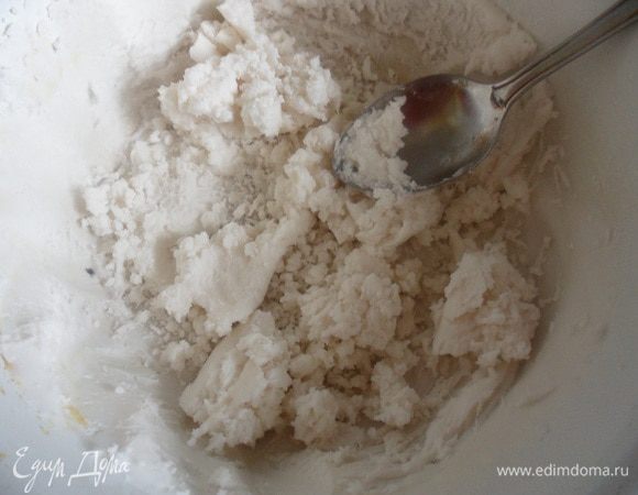 Взбить получившуюся массу до получения вот такой массы, как на фото.