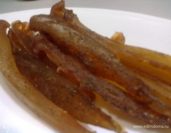 Мясо готово тогда, когда вы уже не сможете больше терпеть. Таким образом можно вялить говядину, утиные грудки. Приятного аппетита!