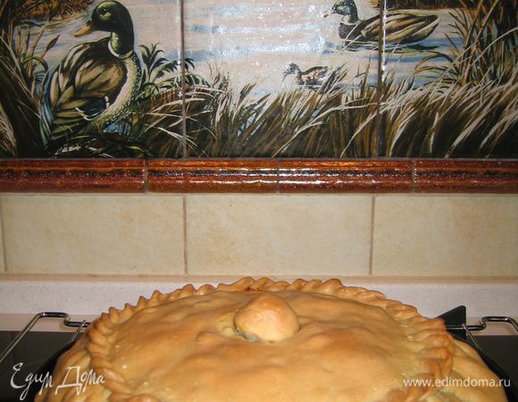 Во-первых я испекла Зур белиш по рецепту Риммы (фотоотчет приложен на страничке Риммы), начинку из которого я использовала для треугольников.