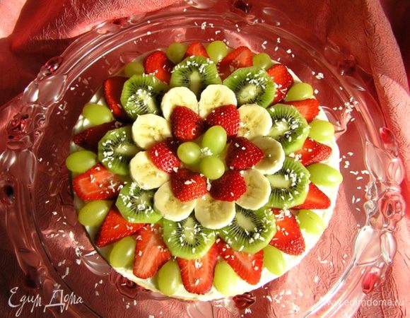 Посыпать кокосовой стружкой, подавать немедленно! :)