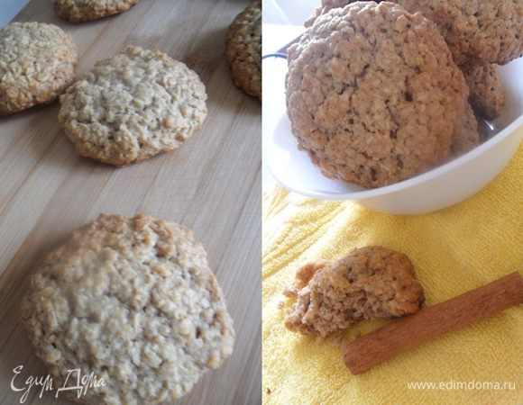 Руками формировать шарики,укладывать на противень,немного приплюснув. Выпекать 15 минут при 180 градусах. Не пугайтесь,печенье будет мягким.Дать печенью остыть, тогда оно затвердеет.
