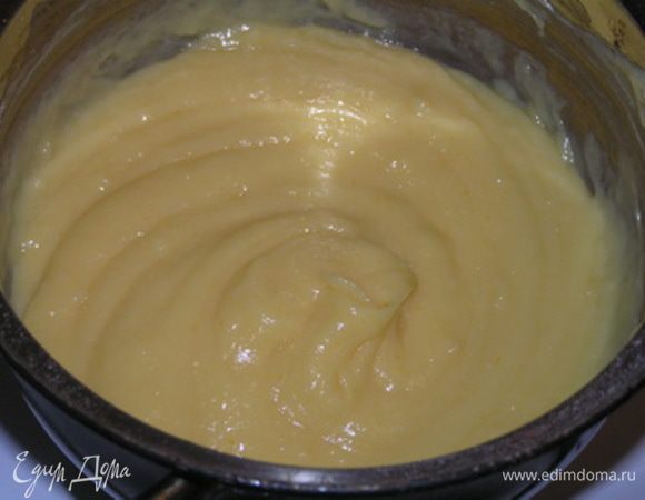 хорошо перемешать. Крем готов. Убрать на 30 минут в холодильник. 