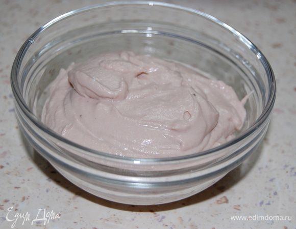 Переложить в миску, поставить в холодильник на 20 минут.