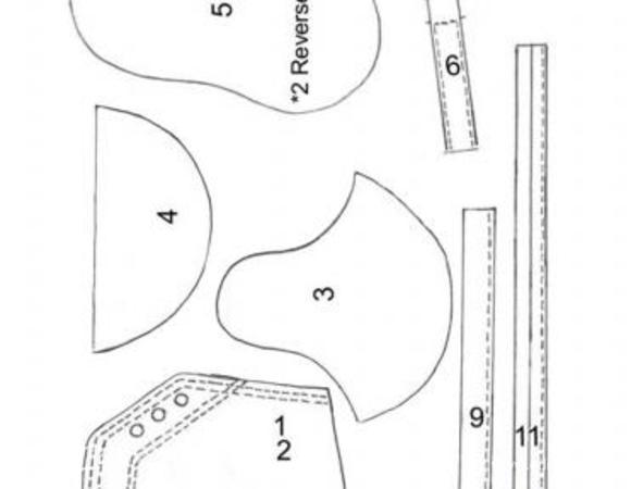 Для топиков понадобится выкройка 