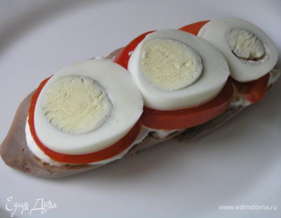 на них кружочки яиц,