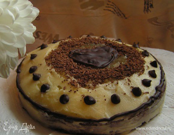 Дать часик постоять в холодильнике и подавать)