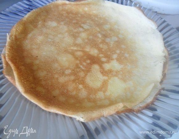 Блины не прилипают, если сковорода у вас антипригарная. Если нет, то добавьте 2 ст. л. масла в тесто.