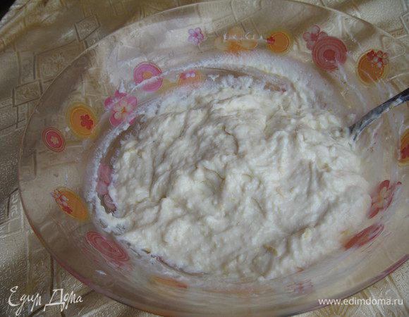 Смешать с пудингом. 