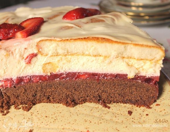 Торт таял просто на глазах!:))