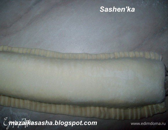 Вот такой должен получиться рулетик.