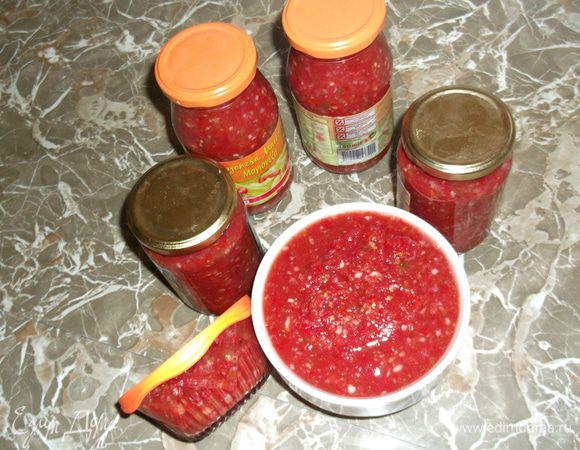 остальное раскладываю по банкам и в холодильник