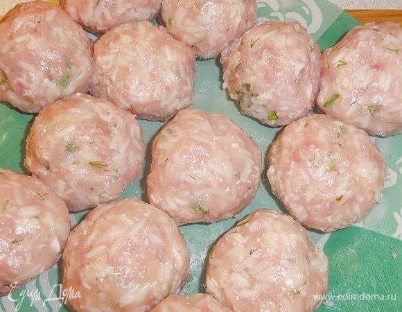 Сформуем шарики.