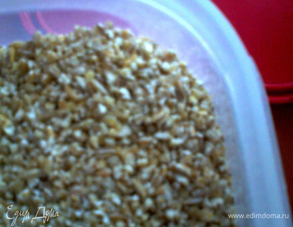 Рис можно заменить ячневой крупой(тоже горсть).