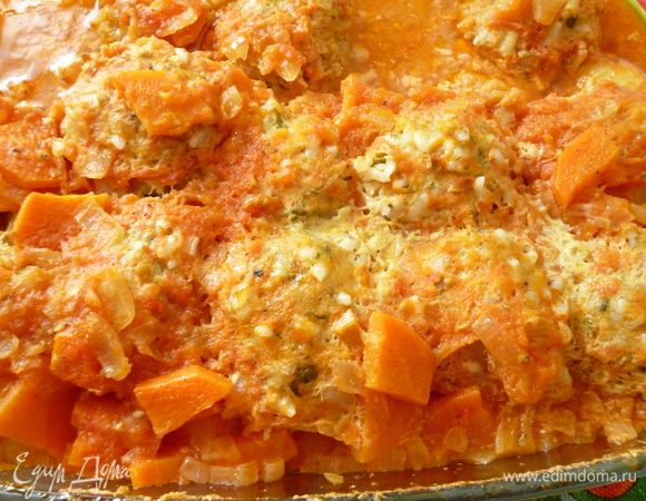 Вот такие тефтельки после запекания.Приятного вам аппетита!