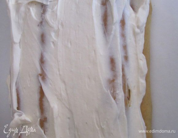 Снова слой крема.