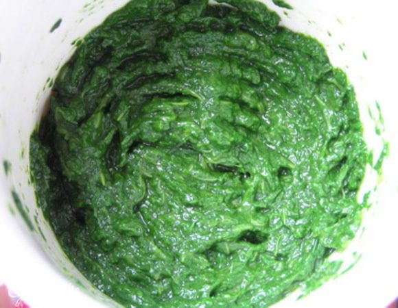 измельчить в блендере.